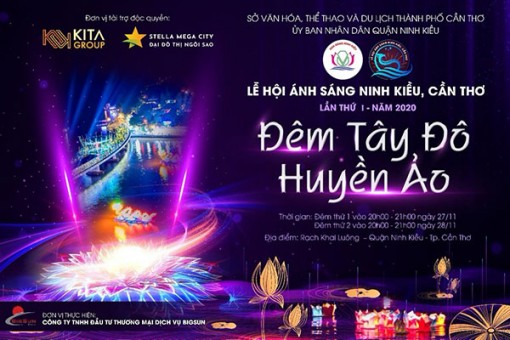 Lễ hội Ánh Sáng Ninh Kiều -  khai màn cho đô thị Ánh Sáng đầu tiên tại ĐBSCL