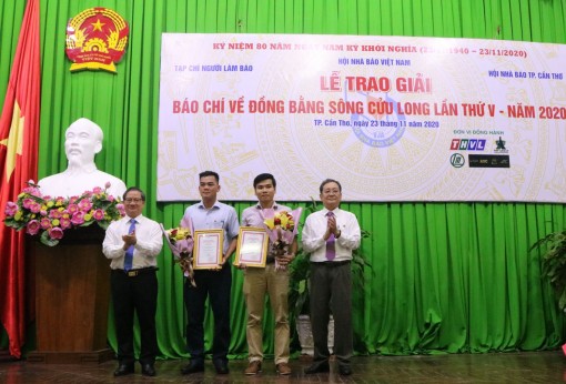 22 tác phẩm đoạt Giải báo chí về đồng bằng sông Cửu Long