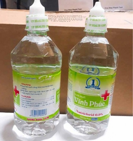 Đình chỉ lưu hành nước muối, kem chống nẻ không đạt chất lượng
