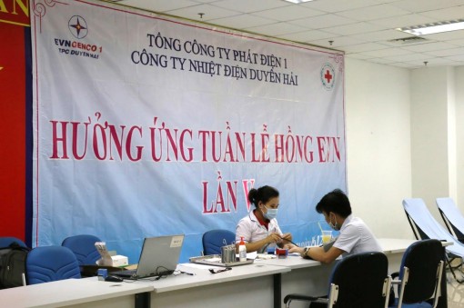 Công ty Nhiệt điện Duyên Hải tích cực hưởng ứng “Tuần lễ hồng EVN” lần VI năm 2020