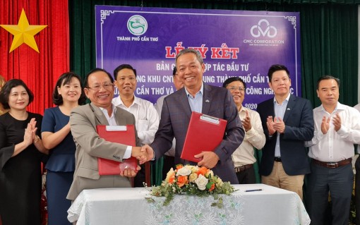 Trên 600 tỉ đồng ký kết hợp tác đầu tư trong Khu Công nghệ thông tin tập trung TP Cần Thơ