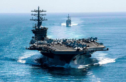 Tàu sân bay Mỹ USS Nimitz tiếp tục ở lại vùng Vịnh