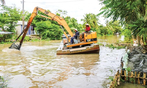 Ðầu tư nhiều công trình thủy lợi phục vụ sản xuất nông nghiệp