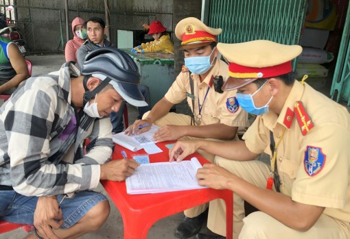 Xử lý nhiều trường hợp vi phạm Luật Giao thông đường bộ