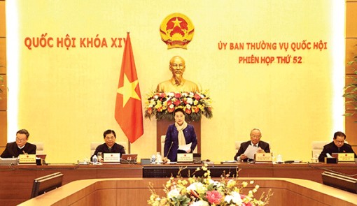 Khai mạc Phiên họp thứ 52 của Ủy ban Thường vụ Quốc hội