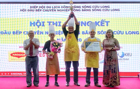 Ông Nguyễn Lộc tái đắc cử Chủ tịch Hội đầu bếp chuyên nghiệp ÐBSCL