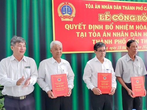 Bổ nhiệm hòa giải viên

tại tòa án nhân dân hai cấp