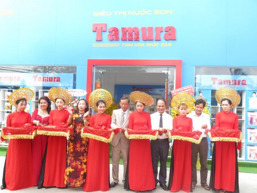 Tập đoàn Tamura khai trương thêm Siêu thị nước sơn ở Mỹ Xuyên