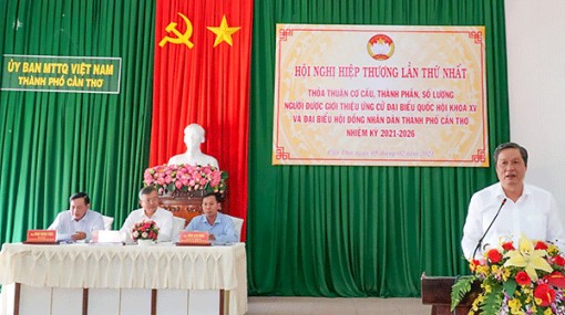 Hiệp thương thỏa thuận cơ cấu, thành phần, số lượng người được giới thiệu ứng cử đại biểu quốc hội và HÐND các cấp