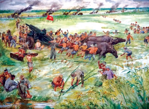 Về Tầm Vu, nghe chuyện  “Trâu kéo pháo”