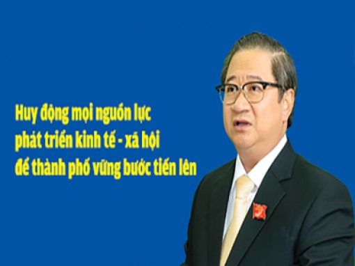Huy động mọi nguồn lực phát triển kinh tế - xã hội để thành phố vững bước tiến lên