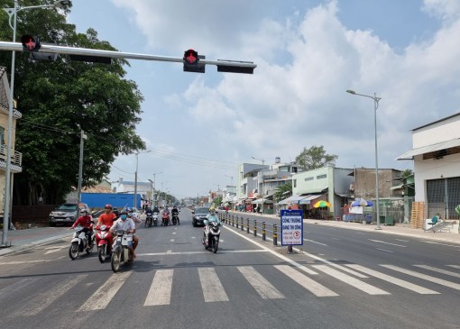 Cơ bản hoàn thành công trình đường Trần Hoàng Na