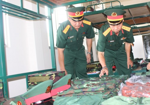 Kiểm tra công tác chuẩn bị

huấn luyện chiến sĩ mới

năm 2021