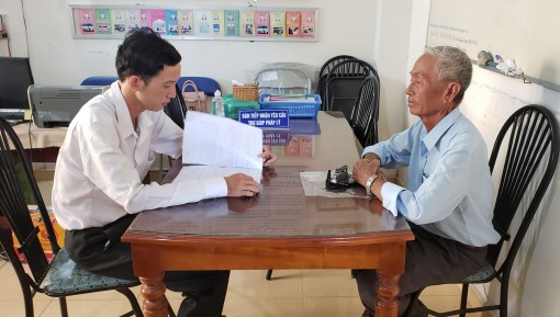 Đảm bảo đáp ứng nhu cầu

trợ giúp pháp lý cho người dân