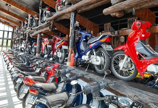 Dàn xe máy biển số siêu đẹp độc nhất miền Tây