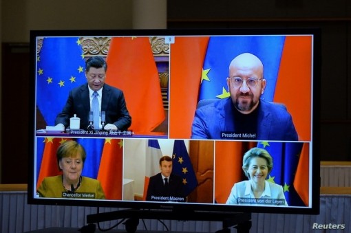 Châu Âu khó xử với căng thẳng Mỹ - Trung