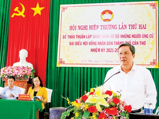 Hiệp thương lập danh sách sơ bộ những người ứng cử đại biểu Quốc hội, đại biểu HĐND thành phố