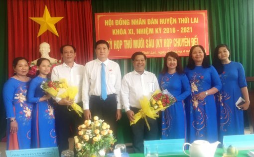 Ông Nguyễn Thành Út được bầu làm Chủ tịch UBND huyện Thới Lai