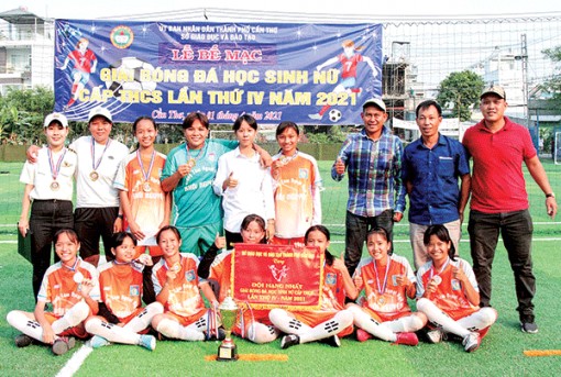 Sức mạnh đội bóng học sinh nữ cấp THCS Thốt Nốt