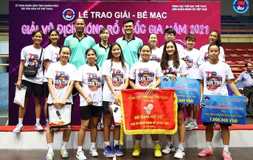 Ðội nữ Cần Thơ đoạt HCB Giải vô địch Bóng rổ quốc gia 2021