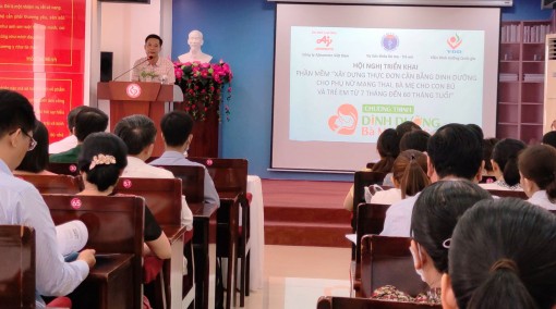 Ứng dụng phần mềm giúp đảm bảo dinh dưỡng, sức khỏe cho bà mẹ và trẻ em