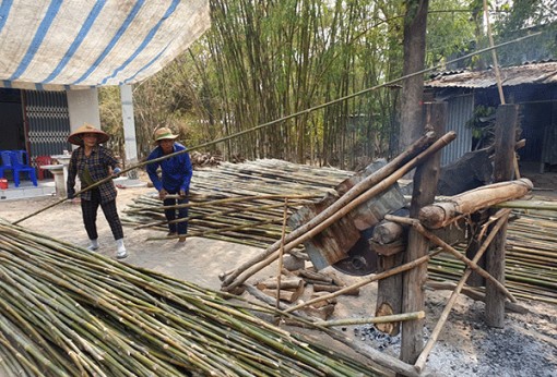 Nghề uốn tầm vông trên vùng Bảy Núi