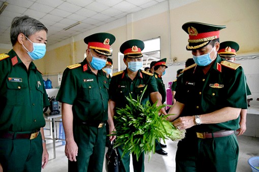 Bộ Tư lệnh Quân khu 9 kiểm tra công tác phòng, chống dịch COVID-19 tại các cơ sở cách ly