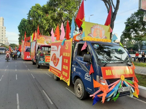 Hội thi xe phóng thanh cổ động và diễu hành tuyên truyền bầu cử