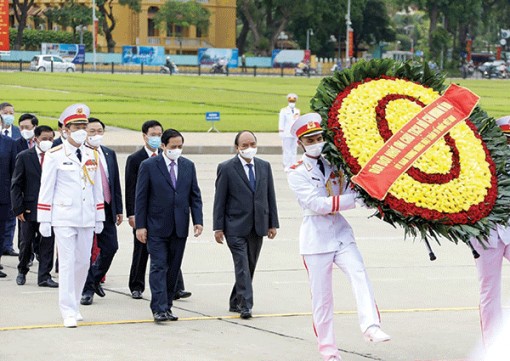 Lãnh đạo Ðảng, Nhà nước vào Lăng viếng Bác