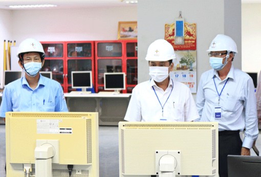 Công ty Nhiệt điện Cần Thơ đón tiếp Ủy ban Nhân dân TP Cần Thơ kiểm tra phòng chống dịch bệnh Covid-19