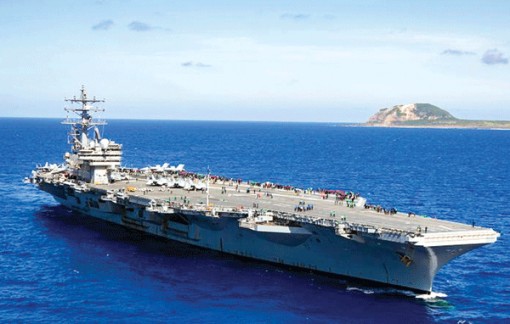 Mỹ điều tàu sân bay duy nhất ở châu Á tới Trung Đông