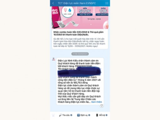 Khuyến khích khách hàng sử dụng dịch vụ điện trực tuyến trong bối cảnh dịch bệnh