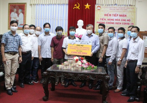 MTTQVN TP Cần Thơ tiếp nhận hơn 1,5 tỉ đồng ủng hộ phòng, chống dịch COVID-19
