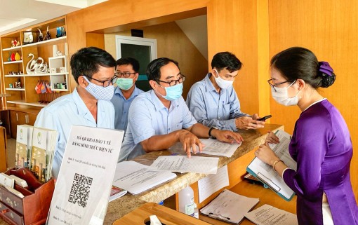 Kiểm tra việc thực hiện quy định về phòng, chống dịch COVID-19 tại các cơ sở lưu trú