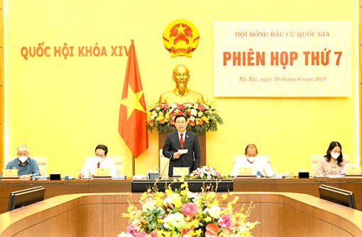 Công bố Nghị quyết của Hội đồng Bầu cử Quốc gia về kết quả bầu cử và danh sách những người trúng cử đại biểu Quốc hội khóa XV