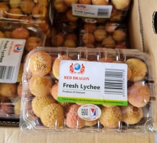 Lô hàng vải thiều Việt Nam đầu tiên được nhập khẩu chính ngạch vào Pháp