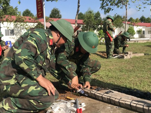 Nâng cao hiệu quả công tác huấn luyện, diễn tập