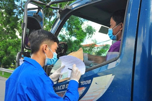 Sở Giao thông vận tải hướng dẫn kiểm soát y tế đối với phương tiện vận chuyển hàng hóa đi vào địa bàn TP Cần Thơ