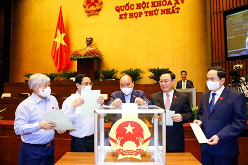 Bầu lãnh đạo các cơ quan của Quốc hội