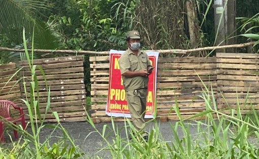 Phong tỏa một phần khu vực Tân Qui, phường Trường Lạc