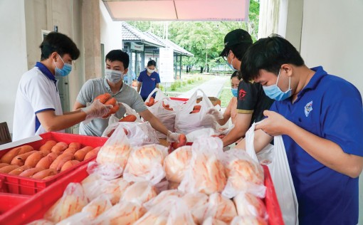Tặng bánh mì - Trao yêu thương