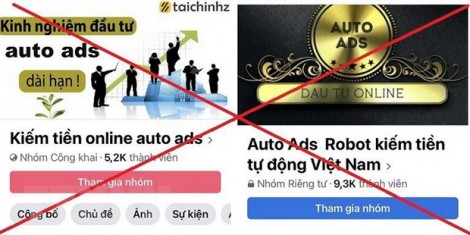 Ứng dụng Auto Ads huy động vốn đa cấp là lừa đảo