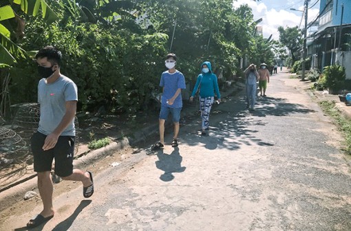 Cần Thơ: phong tỏa 8 tuyến đường trong khu dân cư 3A, phường An Bình, quận Ninh Kiều