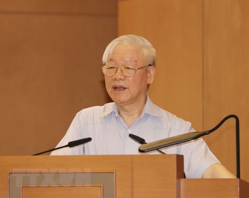 Tổng Bí thư Nguyễn Phú Trọng: Chính phủ cần tiếp tục nâng cao chất lượng và hiệu quả