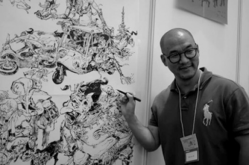 Kim Jung Gi tiên phong trong nghệ thuật thị giác