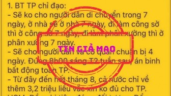 Vấn nạn tin giả về tình hình COVID-19 ở TP.HCM: Cuộc chiến cam go