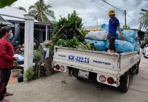 Tổ công tác 970 tích cực hỗ trợ tiêu thụ nông sản vùng ĐBSCL