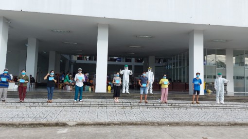 Điều trị F0 ở Bệnh viện Dã chiến số 1