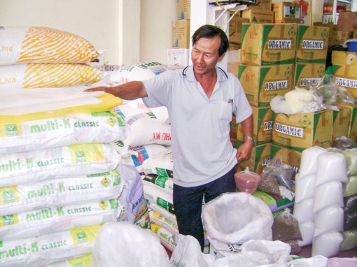 Giá phân bón giảm nhẹ