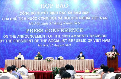 Công bố Quyết định đặc xá năm 2021 của Chủ tịch nước